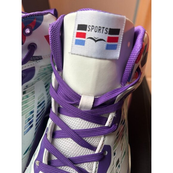 High Top Basketball Mens Size 10.5 Multi-Colored Sneakers Sports Shoes - Picture 3 of 9